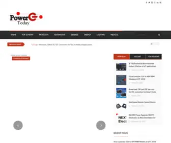 Poweretoday.com(Power Electronics) Screenshot