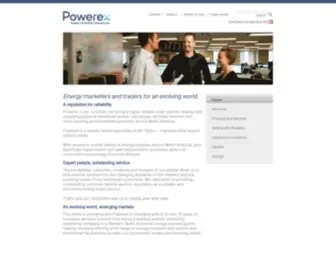 Powerex.com(Powerex Corp) Screenshot