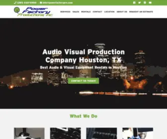 Powerfactoryproductions.com(Power Factory) Screenshot