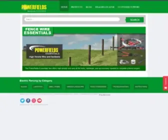 Powerfields.com(High Quality Electric Fence) Screenshot