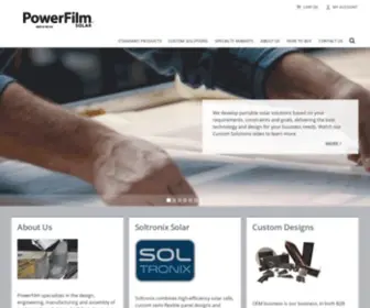 Powerfilmsolar.com(PowerFilm Solar Inc) Screenshot