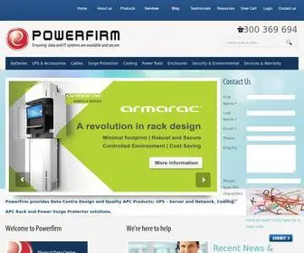 Powerfirm.com.au(UPS Server Repair Service) Screenshot