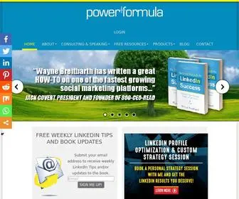 Powerformula.net(Wayne Breitbarth) Screenshot