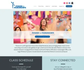 Powerforparkinsons.org(Power for Parkinson's) Screenshot