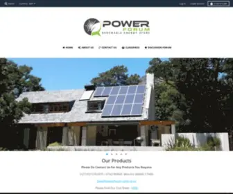 Powerforum-Store.co.za(Powerforum Store) Screenshot