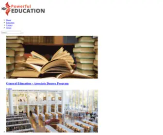 Powerfuleducation.com(Education Blog) Screenshot
