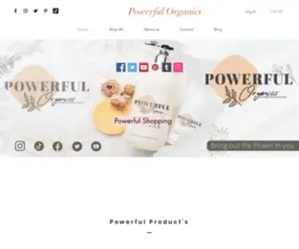 Powerfulorganics.com(Beauty Skincare) Screenshot