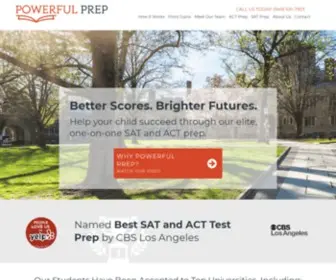 Powerfulprep.com(Powerful Prep) Screenshot