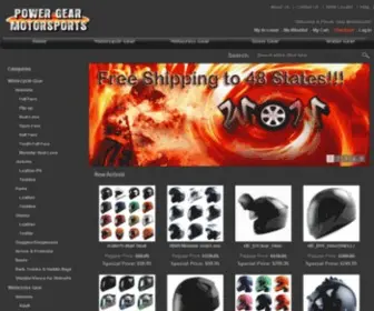 Powergearmotorsports.com(Power Gear MotorSports Online Store) Screenshot