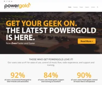 Powergold.com(Music Scheduling Software) Screenshot