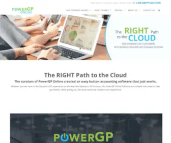 Powergponline.com(Dynamics GP Cloud and Hosting) Screenshot