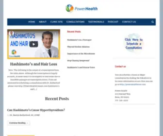 Powerhealthtalk.com(Power Health Talk) Screenshot