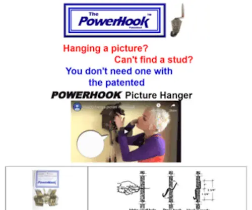 Powerhook.com(PowerHook Heavy Duty Picture Hook) Screenshot