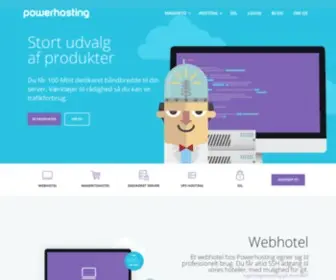 Powerhosting.dk(Powerhosting ApS) Screenshot