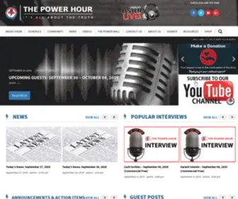 Powerhournation.com(The Power Hour) Screenshot