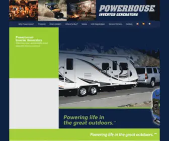 Powerhouse-Products.com(Powerhouse Generators) Screenshot