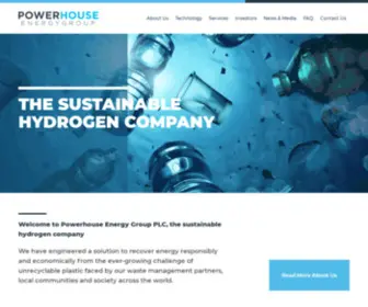 Powerhouseenergy.net(Powerhouse Energy Group plc. Our clean technology) Screenshot