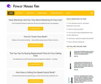 Powerhousefan.com(Power House Fan) Screenshot