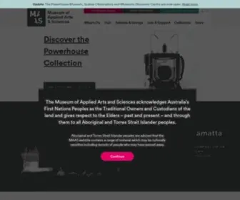 Powerhousemuseum.com(The Museum of Applied Arts and Sciences) Screenshot