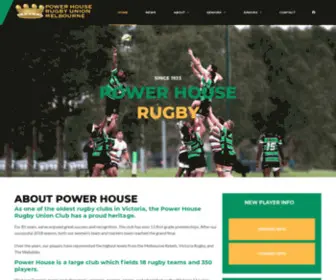 Powerhouserugby.com.au(Power House Rugby Union Football Club) Screenshot