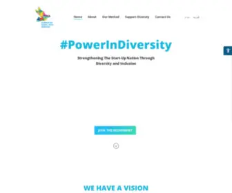 Powerindiversityisrael.com(Strengthening The Start) Screenshot