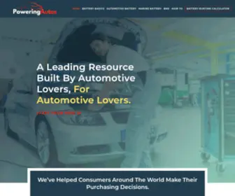 Poweringautos.com(Home) Screenshot