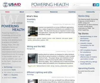 Poweringhealth.org(Powering Health) Screenshot