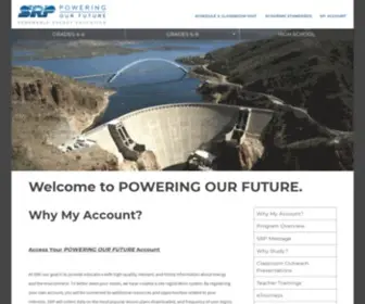 Poweringourfuture.com(POWERING OUR FUTURE) Screenshot