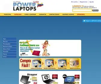 Powerlaptops.com.ve(PowerLaptops Venezuela venta de laptops) Screenshot