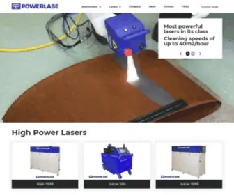 Powerlase-Photonics.com(Powerlase Limited) Screenshot