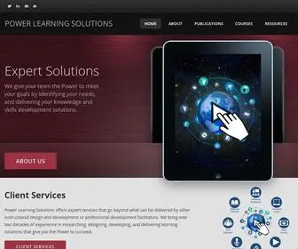 Powerlearningsolutions.com(POWER LEARNING SOLUTIONS) Screenshot