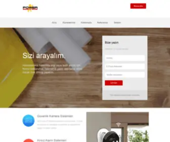 Powerleo.com(PowerLeo Alarm Kamera ve Güvenlik Hizmetleri) Screenshot