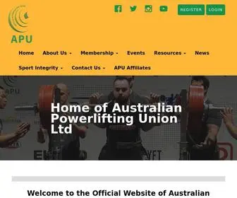 Powerlifting.org.au(Australian Powerlifting Union Ltd) Screenshot