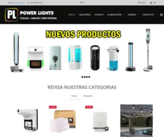 Powerlights.cl(Inicio) Screenshot