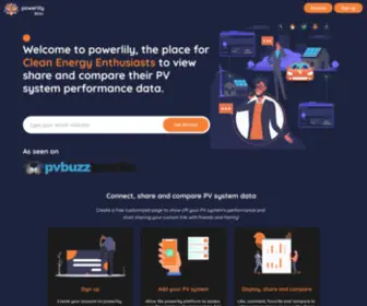 Powerlily.io(Share and compare pv system data) Screenshot