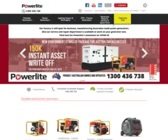 Powerlite.com.au(Powerlite) Screenshot