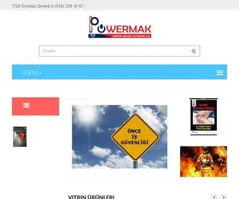 Powermak.com.tr(İŞ) Screenshot