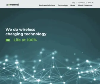 Powermat.com(100% Wireless) Screenshot