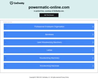 Powermatic-Online.com(Powermatic) Screenshot