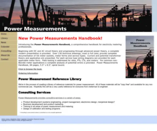 Powermeasurements.com(Power Measurements) Screenshot