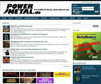Powermetal.de(Online-Musik) Screenshot