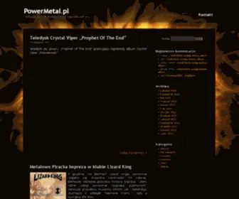 Powermetal.pl(Powermetal) Screenshot