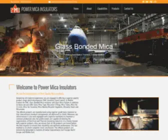 Powermicainsulators.com(Manufacturer of mica insulators) Screenshot