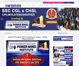 Powermindinstitute.in(One Of The Best SSC Coaching in Jaipur) Screenshot