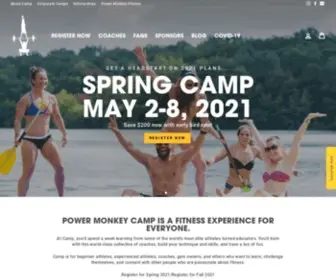 Powermonkeycamp.com(Power Monkey Camp) Screenshot