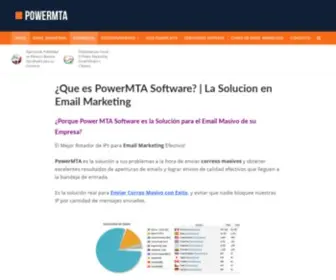 Powermtahosting.com(Hosting VPS y Servidores Dedicados) Screenshot