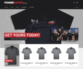 Powernationstore.com(The PowerNation Store) Screenshot