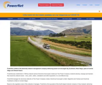 Powernet.co.nz(Taking a positive line in the South) Screenshot