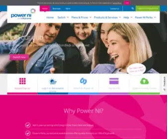 Powerni.co.uk(Electricity Supplier & Provider Northern Ireland) Screenshot