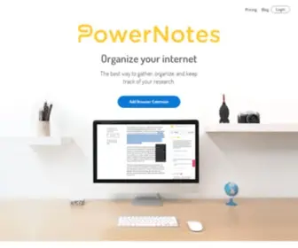 Powernotes.com(Powernotes) Screenshot